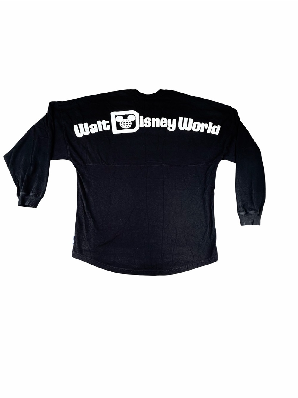 Walt Disney World Shirt Medium Black Spirit Jersey Est 1971 Tee Long Sleeve